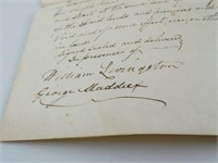 1847 Worcester Co. MD land grant indenture