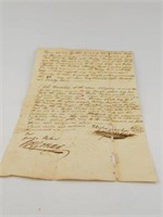1817 Worcester Co. Land Grand indenture signed