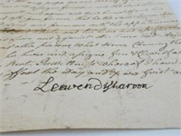 1772 Worcester Co. MD land grant indenture