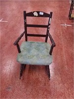 Vintage shabby chic rocking chair