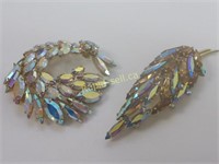A Pair of Sherman Brooches