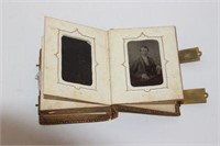 Tin Type Photo Album, Mid 1800's