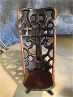 Aboriginal carved chair