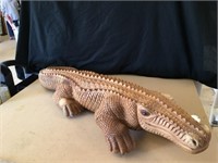 Carved wooden gator