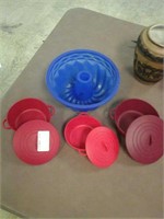 Set of 4 rubber kitchenware