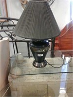 Black lamp bottom with shade