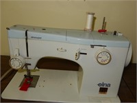 Elna Sewing Machine w/ Cabinet