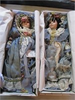 2pc Meilede Porcelain Dolls