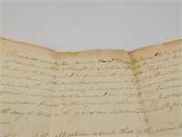 1814 Worcester Co. land grant indenture signed