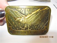 Freedom is not Free Belt Buckle
