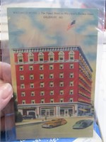 1940's Wicomico Hotel, Salisbury, Md. Postcard-