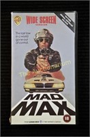 Mad Max Age 18 Wide Screen Warner VHS PAL