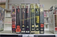 7 Classic Horror Videos VHS PAL