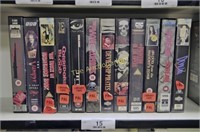 12 Classic Horror VHS Videos