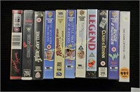 Set of 1980's ALL TIME classic films VHS PAL