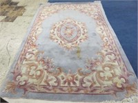 CHINESE HANDMADE RUG 6 X 10  STAINED