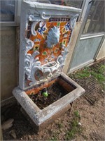 Concrete & Tile Water Feature / Fountain