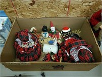 Box assorted Christmas decorations