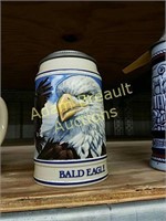 Anheuser-Busch bald eagle Stein