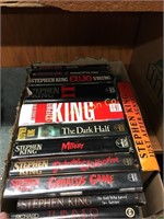 BOX W/STEPHEN KING HARDBACK BOOKS