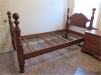 Solid Oak Twin Size Bed