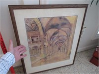 signed & numbered framed lithograph