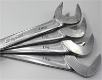 "SNAP-ON" (4) Open-End Wrenches