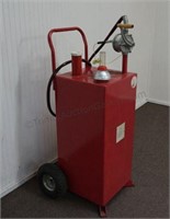 30 Gallon Steel Gas / Fuel Caddy with Hand Pump