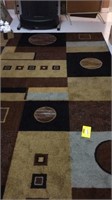 Area rug, approximately 11' x 8'