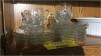 Assorted glassware, cups, serving trays and vases