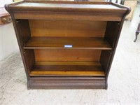 OAK TWO STACKING BOOKCASE (NO DRAWERS) 33"T X 34"W
