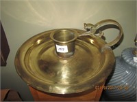 Large Brass Candleholder-holds 2 in. candle
