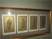 4 Saints Framed Print