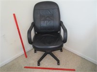 black roller office chair (tilting)