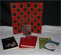 vintage Manuals and Checker board set
