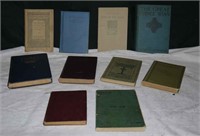 1987-1924 Antique Book - Lot of 10
