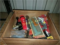 Drawer of assorted hand tools