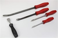 "Snap-On" Crowbars, Chisel & Large Screwdrivers