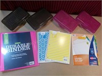 Asst. School Supplies. Notebooks, Binder, Supply