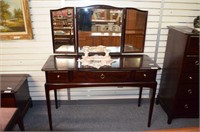 MID CENTURY DRESSING TABLE AND MIRROR