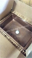 1 CTN ANTIQUE COPPER KITCHEN SINK