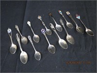 13 Sterling silver spoons