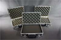 Metal Travel or Store Pistol Cases (3)