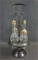 c.1890's Victorian Caster and Condiment Set