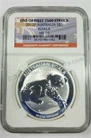 2012 Australia Koala MS-69 1oz 999 Silver $1 Coin