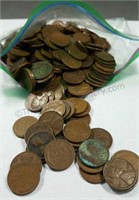 250 Lincoln Wheat Back 1 Cent Coins - Pennies