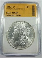 1883-O Morgan MS-65 Silver $1 Dollar Coin