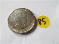 C85) 2006 Canadian 5 Dollar 1OZ. Fine Silver;