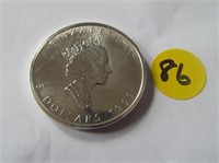 C86) 2006 Canadian 5 Dollar 1OZ. Fine Silver;