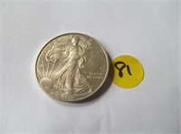 C81) 2009 Walking Liberty Silver Dollar;